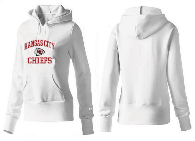 Nike Kansas City Chiefs Women White Hoodie