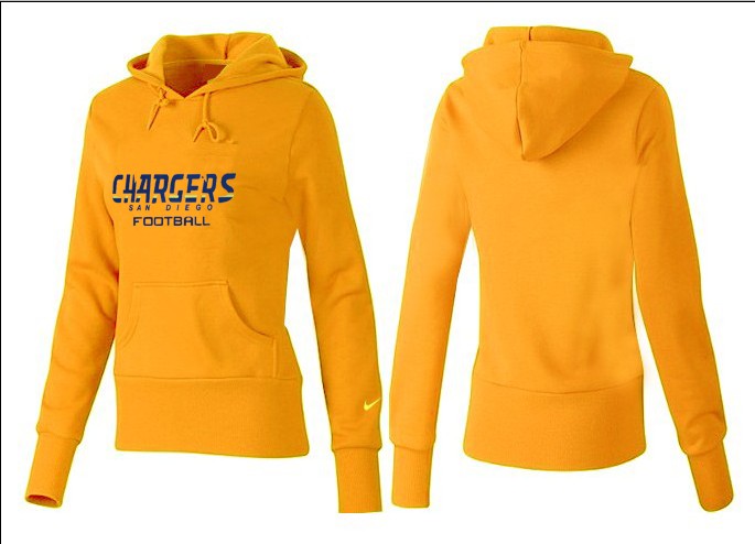 Nike San Diego Chargers Yellow Color Hoodie Women