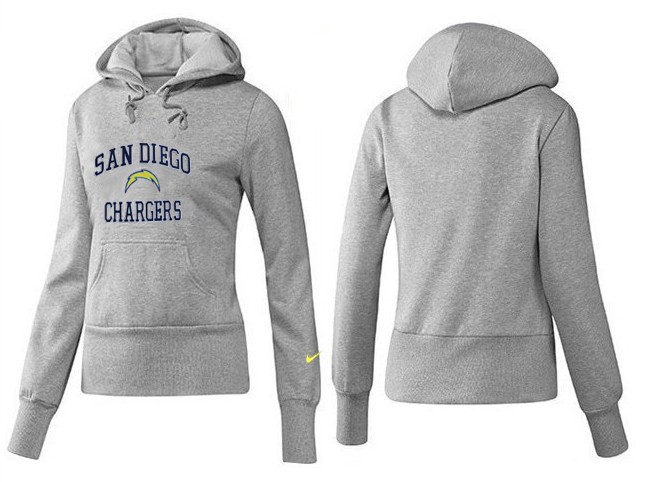 Nike San Diego Chargers Women Grey Color Hoodie