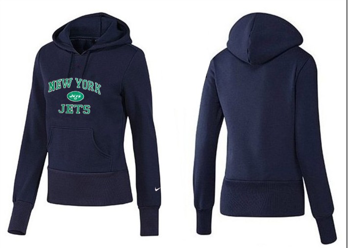 Nike New York Jets Women D.Blue Hoodie