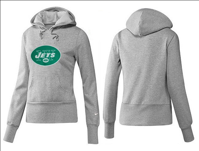 Nike New York Jets Grey Women Hoodie