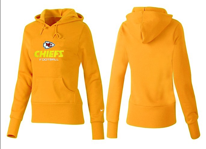 Nike Kansas City Chiefs Yellow Color Women Hoodie