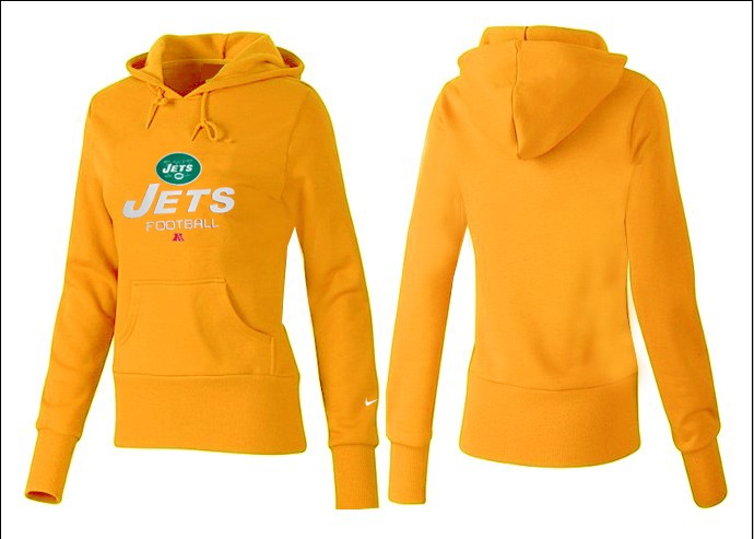 Nike New York Jets Women Yellow Color Hoodie