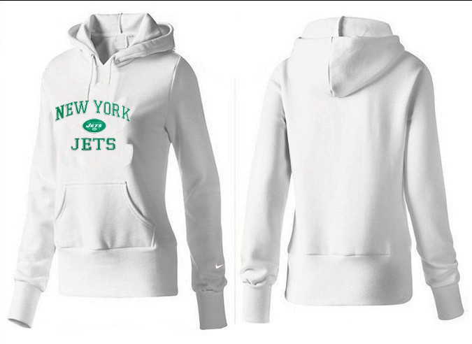 Nike New York Jets White Color Women Hoodie