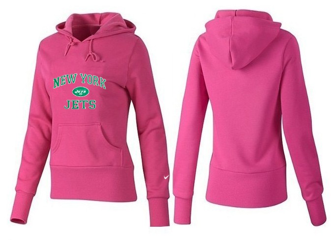 Nike New York Jets Pink Hoodie Women