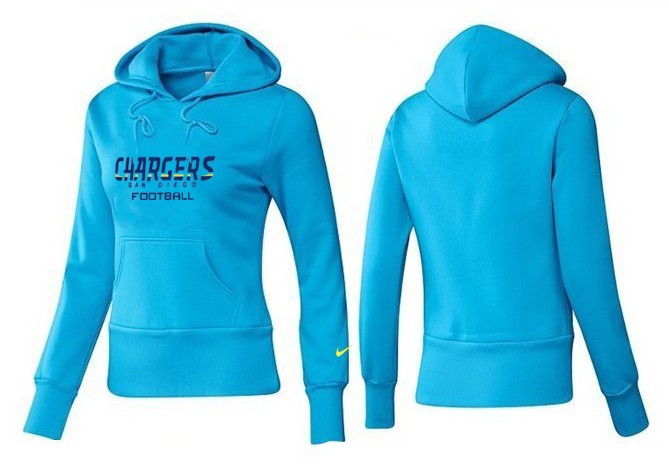 Nike San Diego Chargers Women L.Blue Color Hoodie