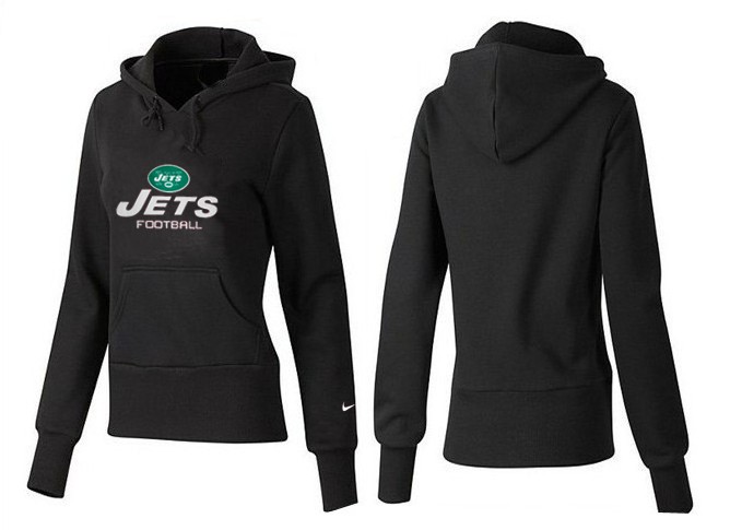 Nike New York Jets Black Color Women Hoodie
