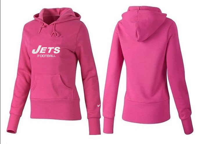 Nike New York Jets Women Pink Hoodie