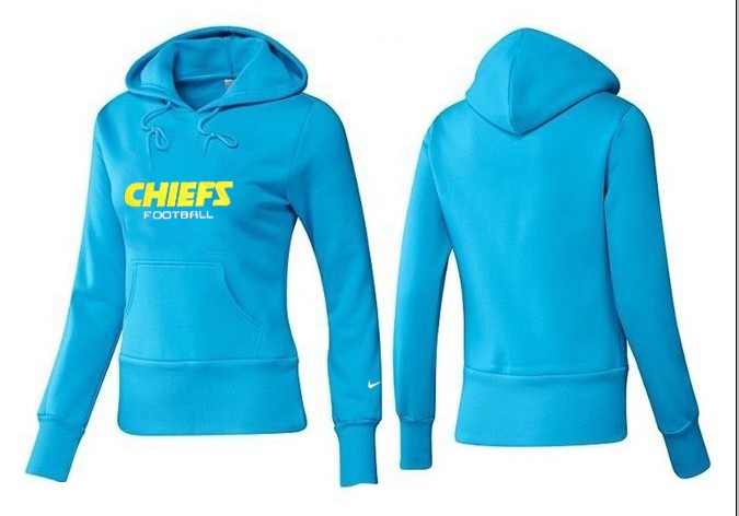 Nike Kansas City Chiefs Women L.Blue Color Hoodie