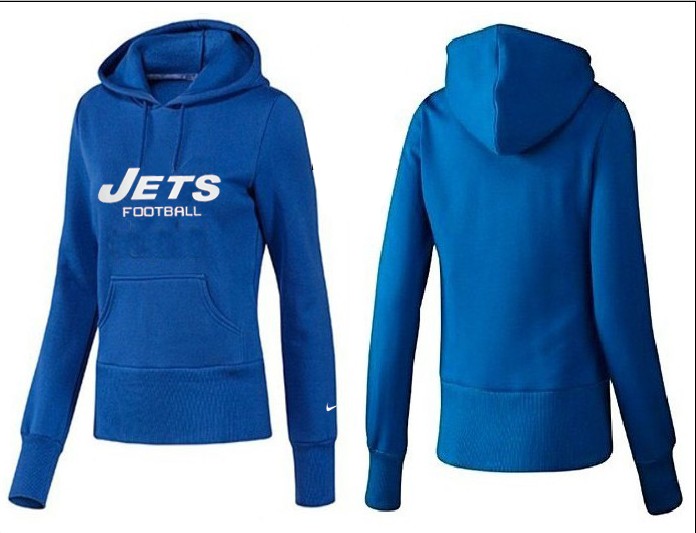 Nike New York Jets Blue Color Women Hoodie