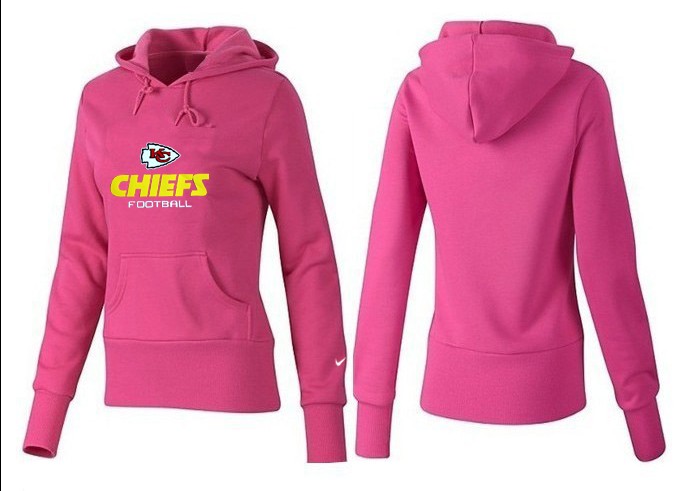 Nike Kansas City Chiefs Pink Color  Women Hoodie