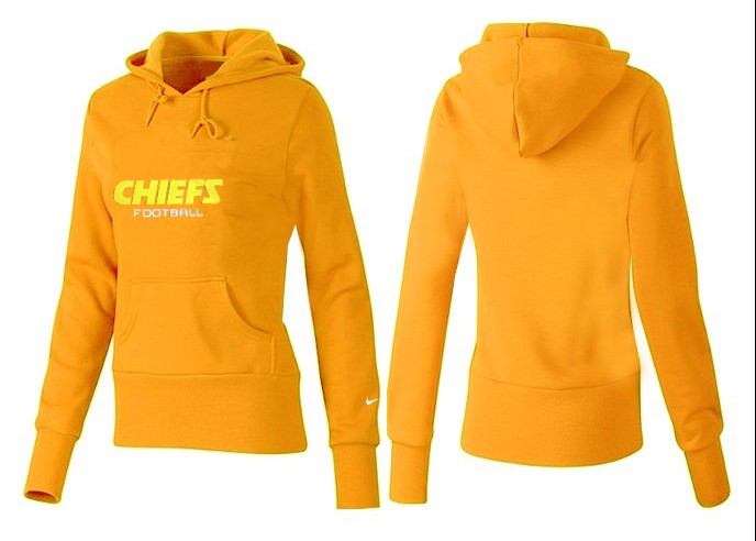 Nike Kansas City Chiefs Women Yellow Color Hoodie