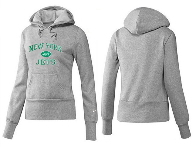 Nike New York Jets Grey Hoodie Women