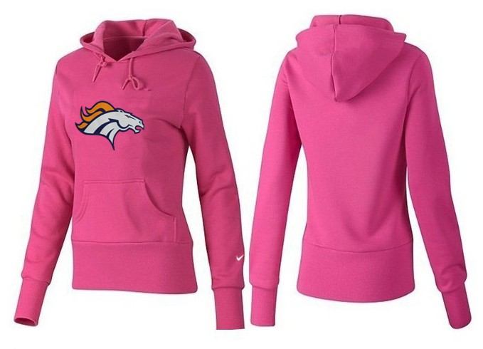 Nike Denver Broncos Home Pink Color Women Hoodie