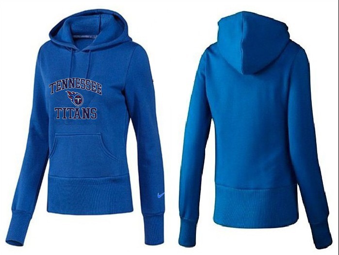 Nike Tennessee Titans Women Blue Hoodie