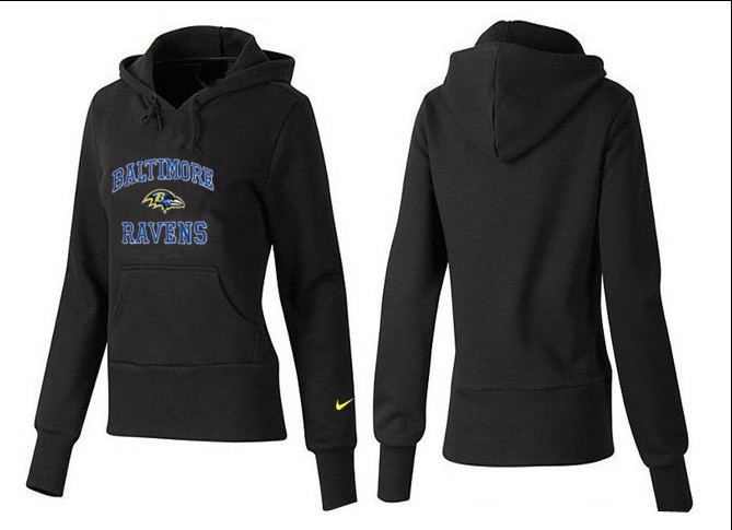 Nike Baltimore Ravens Women Black Hoodie