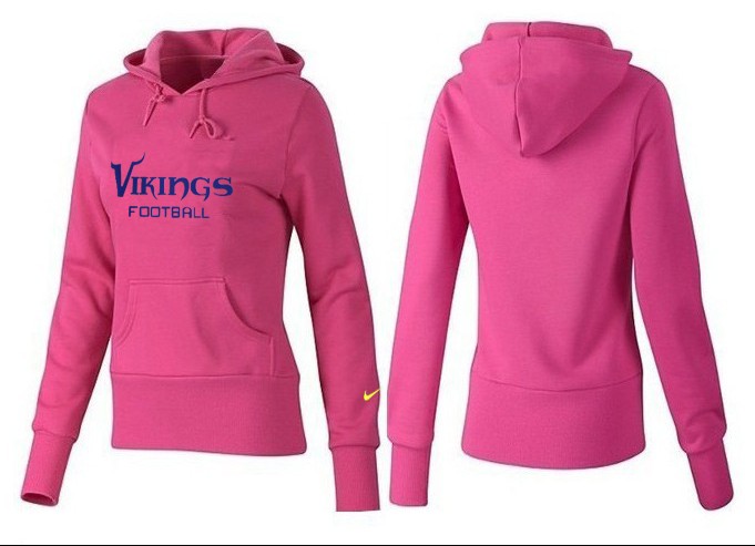 Nike Minnesota Vikings Pink Hoodie Women