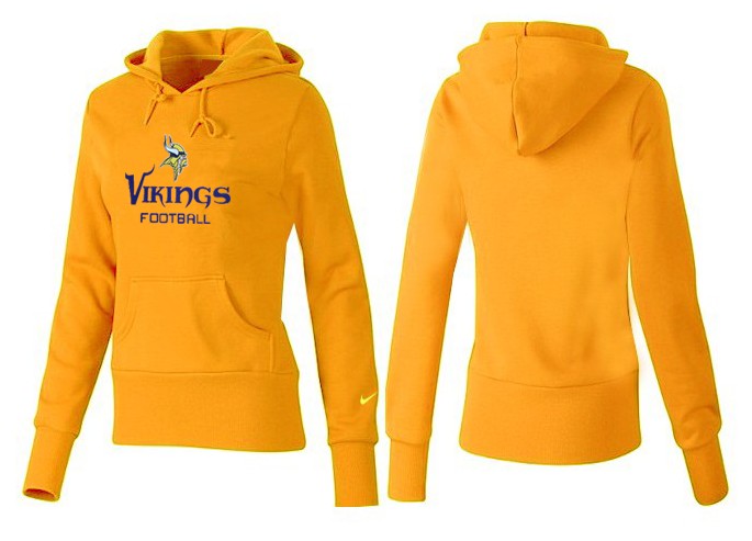 Nike Minnesota Vikings Women Yellow Color Hoodie
