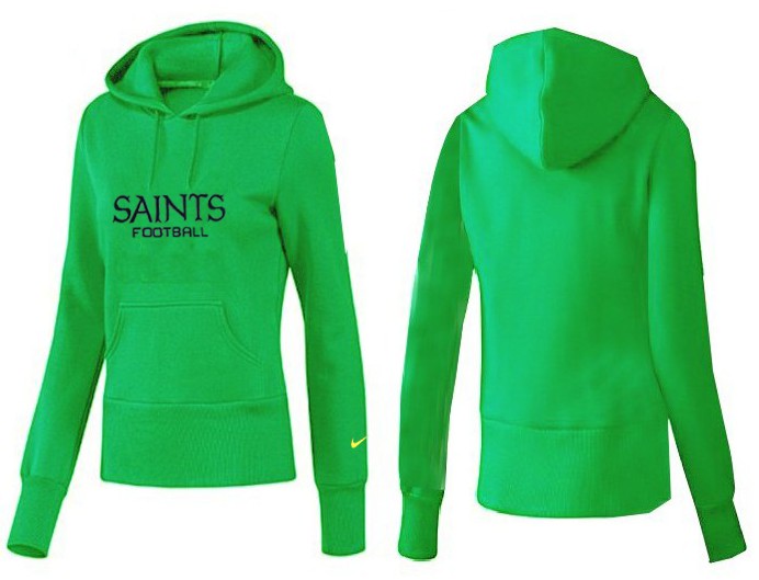 Nike New Orleans Saints Women Green Hoodie