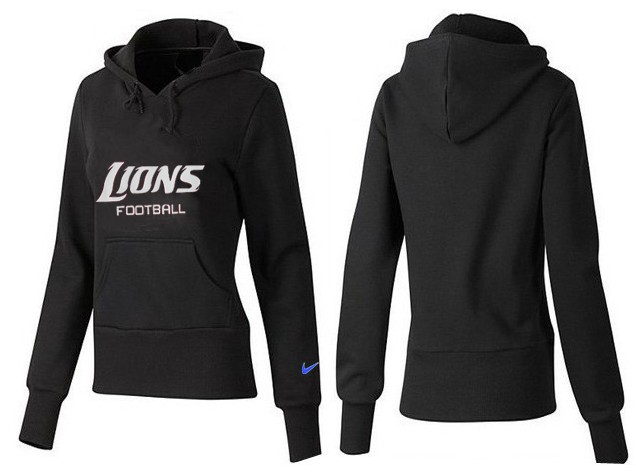 Nike Detroit Lions Black Color Hoodie Women