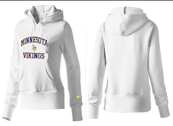 Nike Minnesota Vikings Women White Color Hoodie