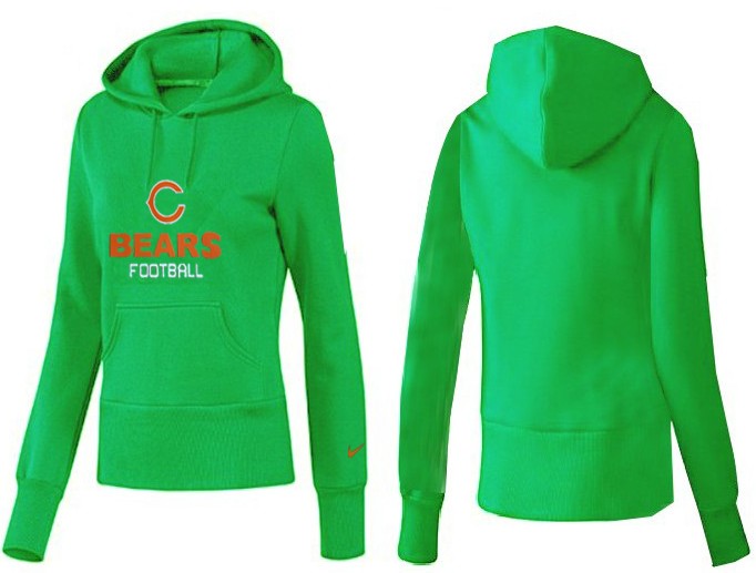 Nike Chicago Bears Women Green Color Hoodie