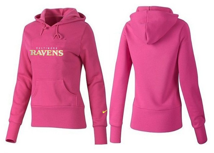 Nike Baltimore Ravens Pink Hoodie Women