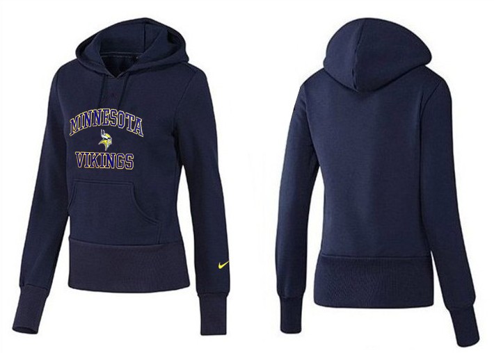 Nike Minnesota Vikings D.Blue Women Hoodie