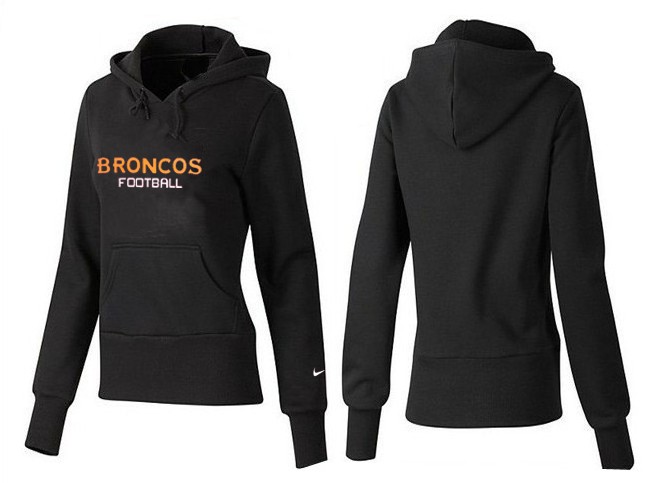 Nike Denver Broncos Home Women Black Color Hoodie