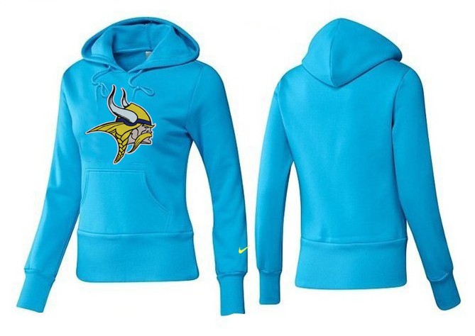 Nike Minnesota Vikings Women L.Blue Hoodie