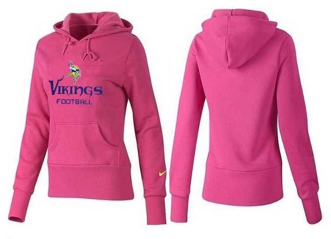 Nike Minnesota Vikings Women Pink Color Hoodie