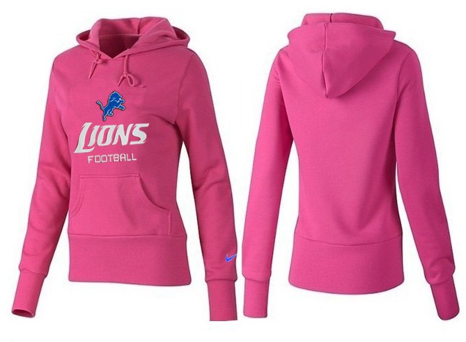 Nike Detroit Lions Pink Hoodie Women