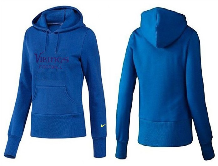 Nike Minnesota Vikings Women Blue Color Hoodie