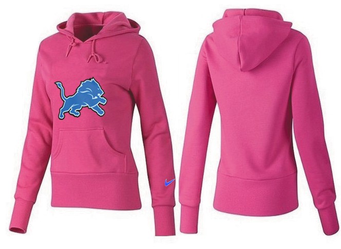 Nike Detroit Lions Pink Women Hoodie