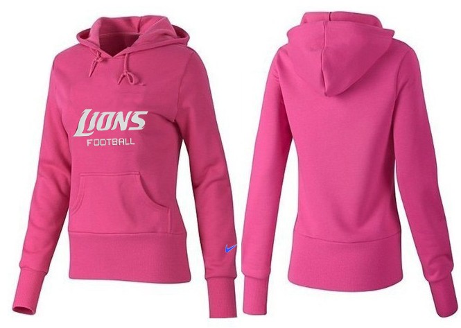 Nike Detroit Lions Pink Color Hoodie Women