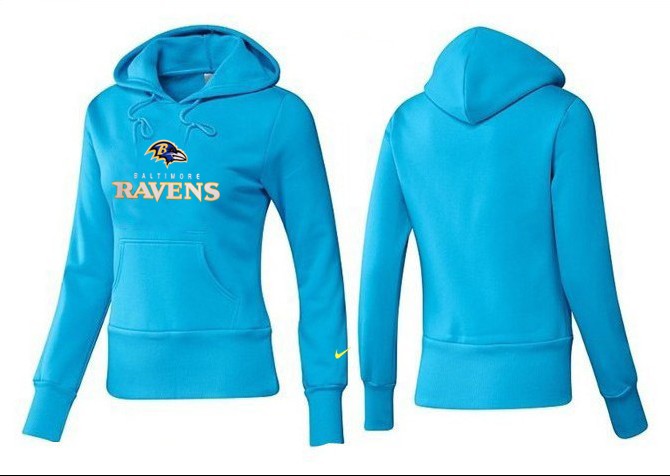 Nike Baltimore Ravens L.Blue Hoodie Women