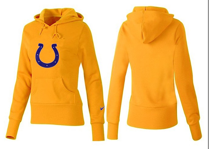 Nike Indianapolis Colts Yellow Women Hoodie