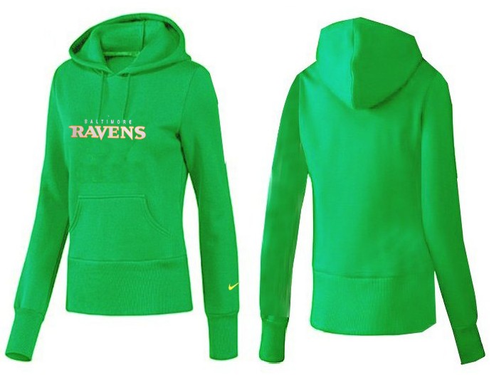 Nike Baltimore Ravens Green Hoodie Women