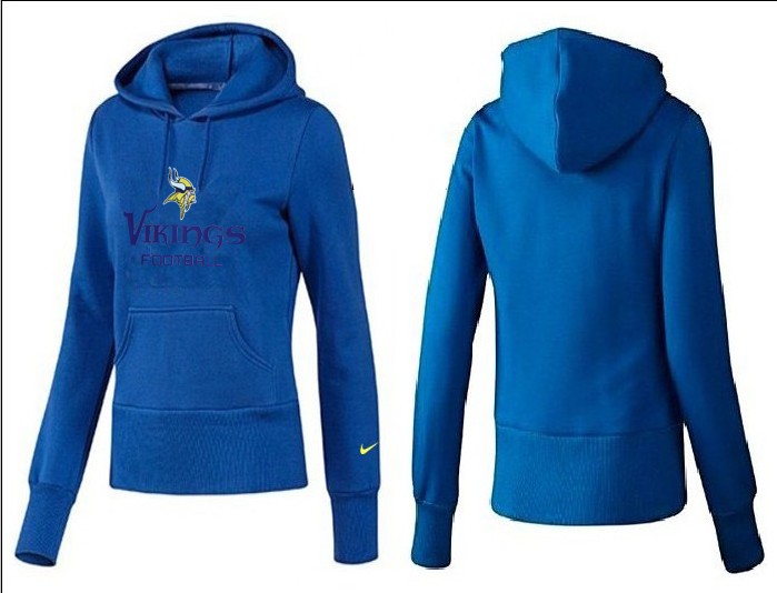 Nike Minnesota Vikings Blue Women Hoodie