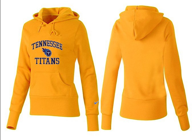 Nike Tennessee Titans Women Yellow Hoodie