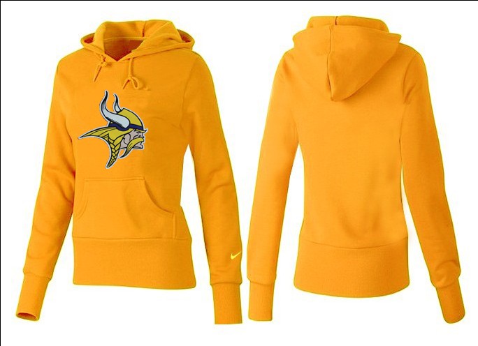 Nike Minnesota Vikings Women Yellow Hoodie