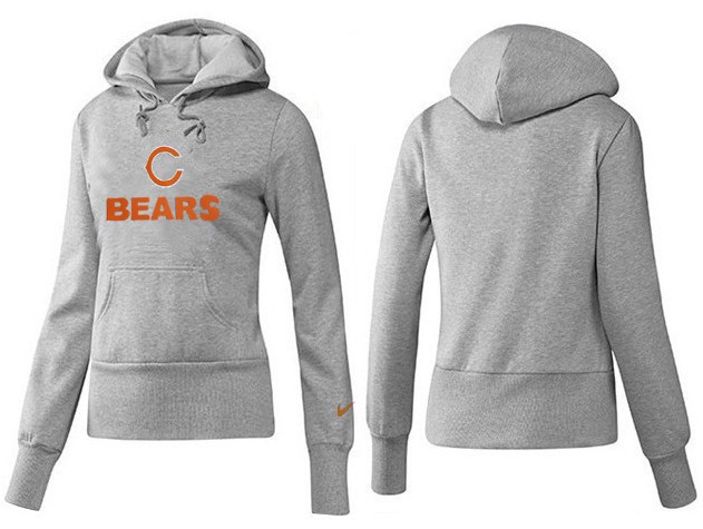 Nike Chicago Bears Women Grey Color Hoodie