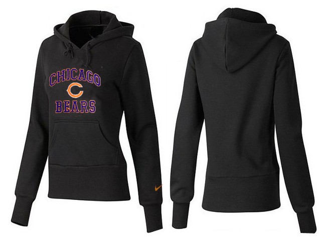 Nike Chicago Bears Women Black Color Hoodie