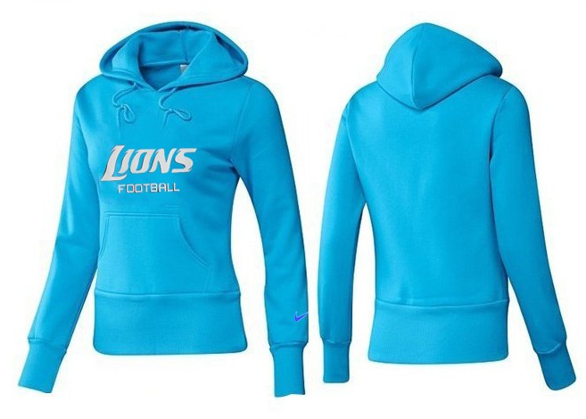 Nike Detroit Lions Women Hoodie Blue