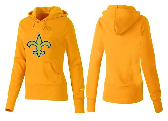 Nike New Orleans Saints Yellow Women Hoodie