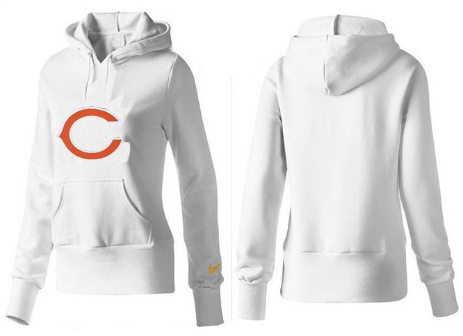 Nike Chicago Bears Women White Hoodie