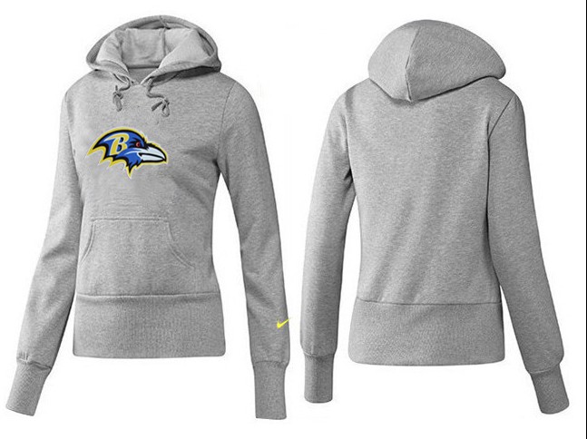 Nike Baltimore Ravens Grey Women Hoodie