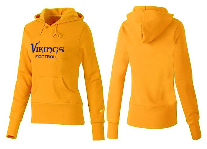 Nike Minnesota Vikings Yellow Hoodie Women