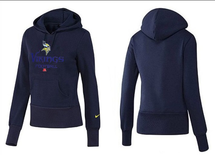 Nike Minnesota Vikings Women D.Blue Color Hoodie