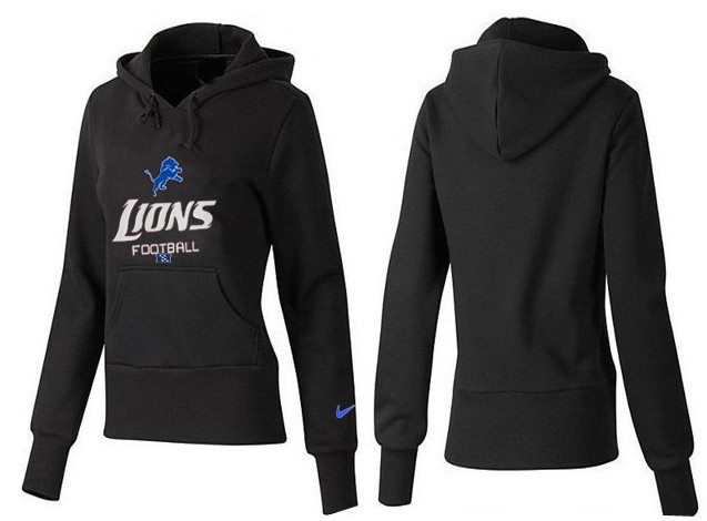 Nike Detroit Lions Black Hoodie Women